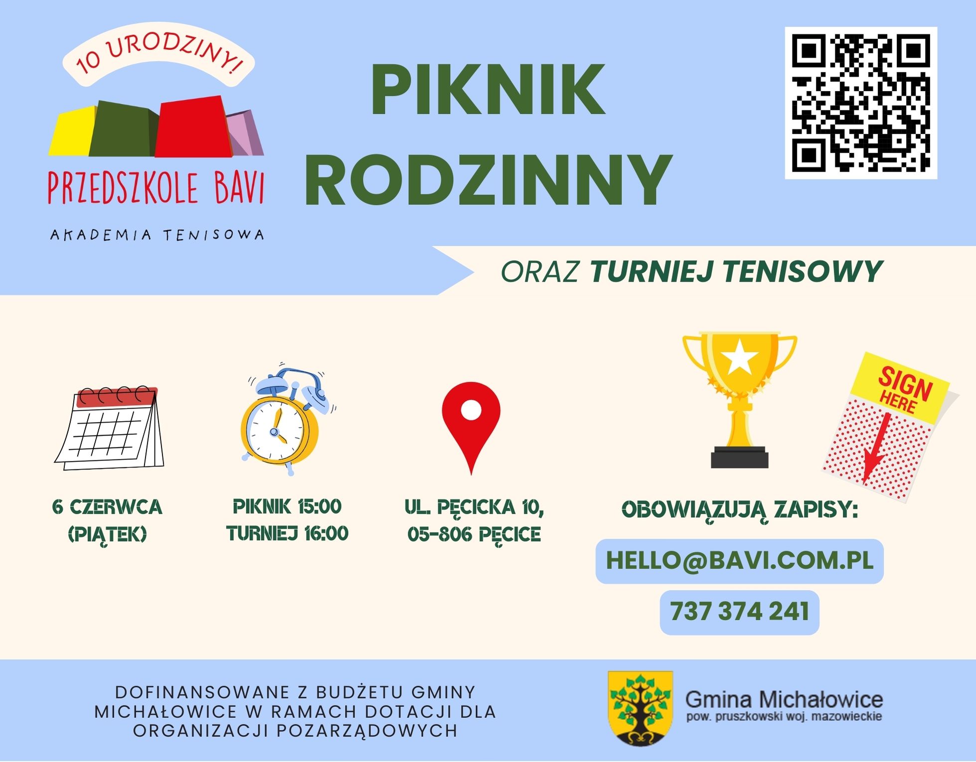 Grafika zawiera treść komunikatu