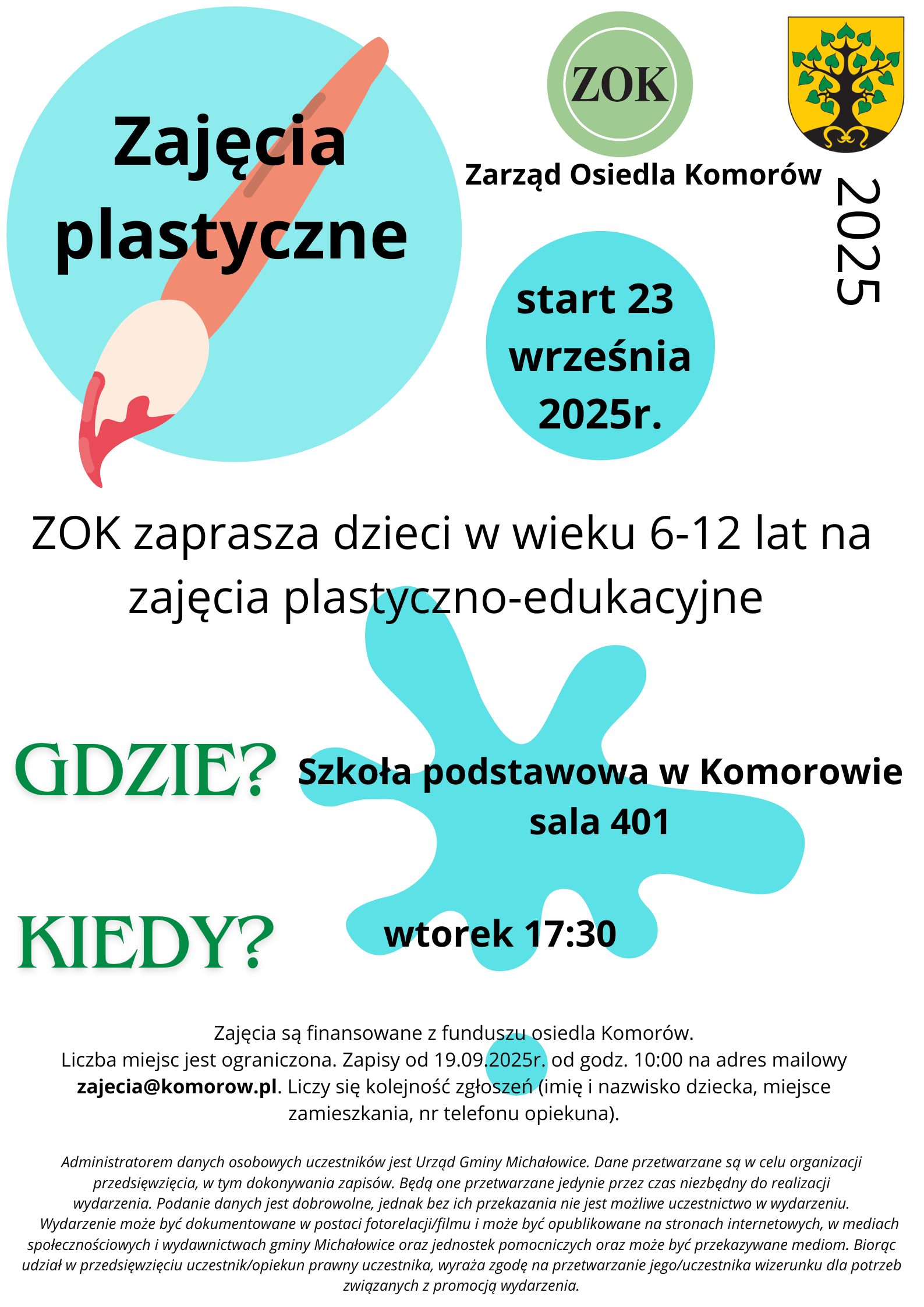 Grafika prezentuje treśc komunikatu