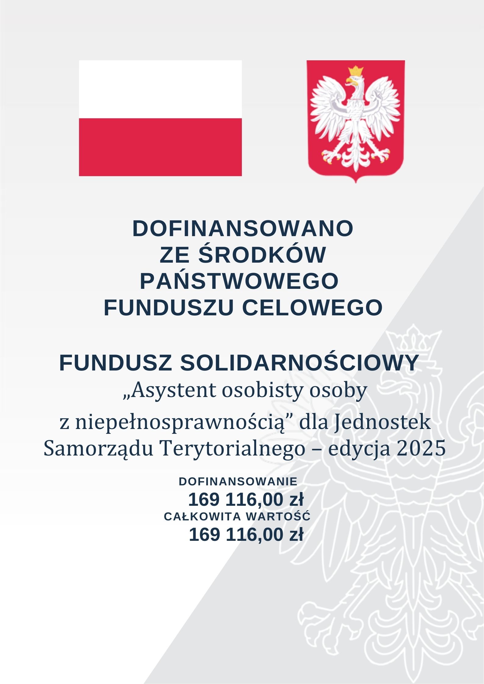 Program resortowy Ministra Rodziny i Polityki Społecznej „Asystent osobisty osoby z niepełnosprawnością” dla Jednostek Samorządu Terytorialnego – edycja 2025